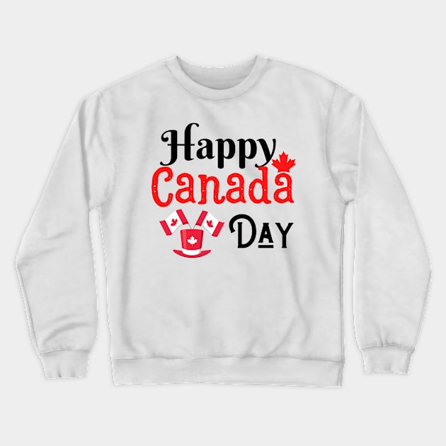 Happy Canada Day Crewneck Sweatshirt by Success shopping